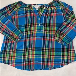 Polo Ralph Lauren Oversized plaid top